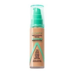 700 Almay Clear Complexion Foundation Makeup w/ Salicylic Acid Prebiotics & Aloe